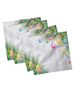 Ambesonne New Year Set of 4 Napkins 12
