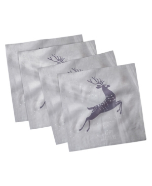 Ambesonne Christmas Set of 4 Napkins 12