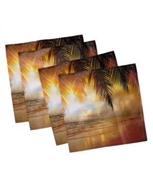 Ambesonne Ocean Set of 4 Napkins 18