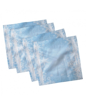 Ambesonne Winter Set of 4 Napkins 18