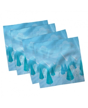 Ambesonne Northwoods Set of 4 Napkins 18