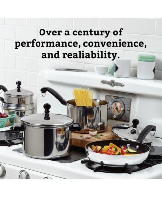 Classic Series Stainless Steel 4-Qt. Saucepot & Lid