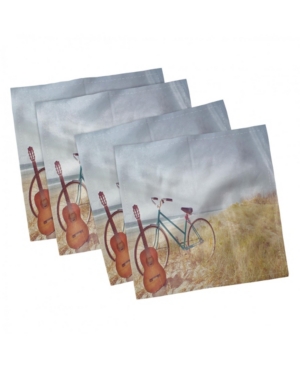 Ambesonne Vintage-Like Set of 4 Napkins 18