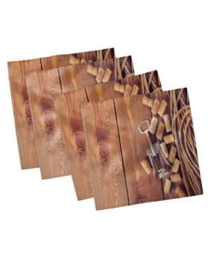 Ambesonne Winery Set of 4 Napkins 18