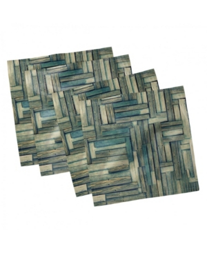 Ambesonne Wooden Set of 4 Napkins 18