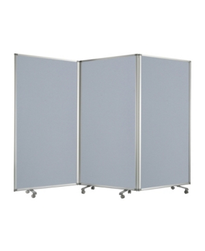 Screen Gems Commercial Residential Double-sided Wheeled 3 Panel Screen