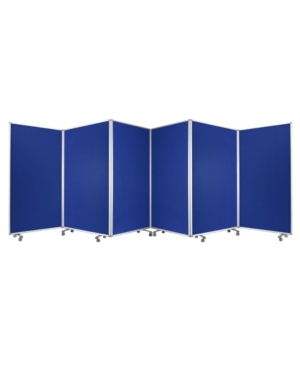 Screen Gems Commercial Residential Double-sided Wheeled 6 Panel Screen