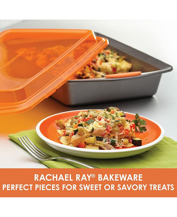 Rachael Ray NonStick Bakeware 9" by 13" Cake Pan & Lid Macy's