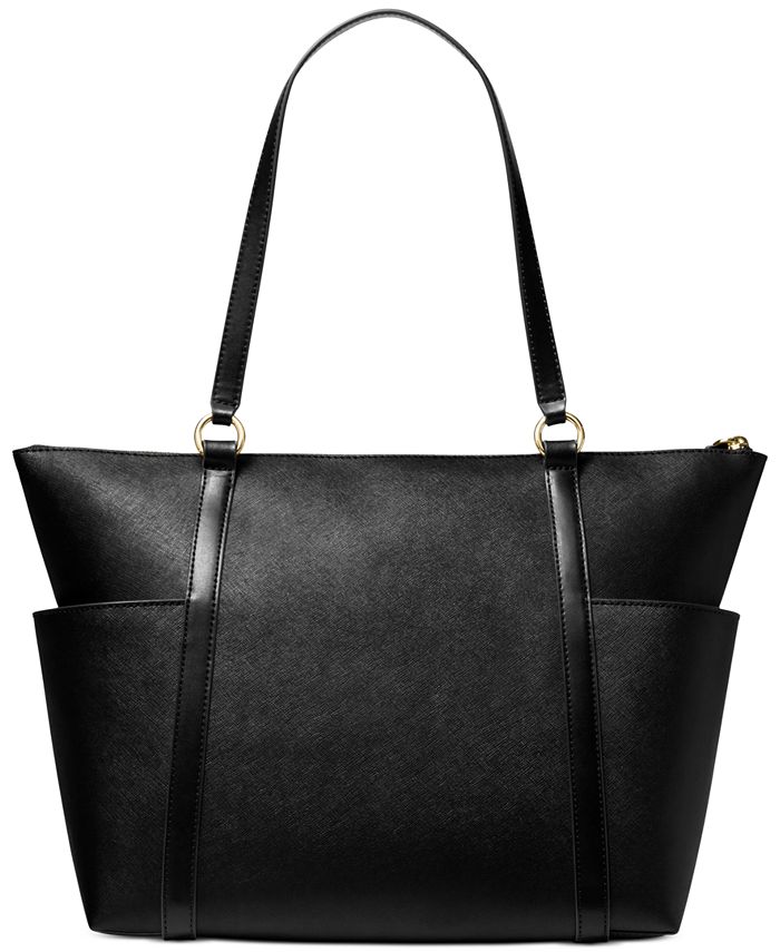 Michael Kors Sullivan Large Leather Top Zip Tote & Reviews - Handbags ...