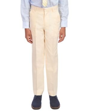 Tommy Hilfiger Big Boys Yellow Oxford Dress Pants