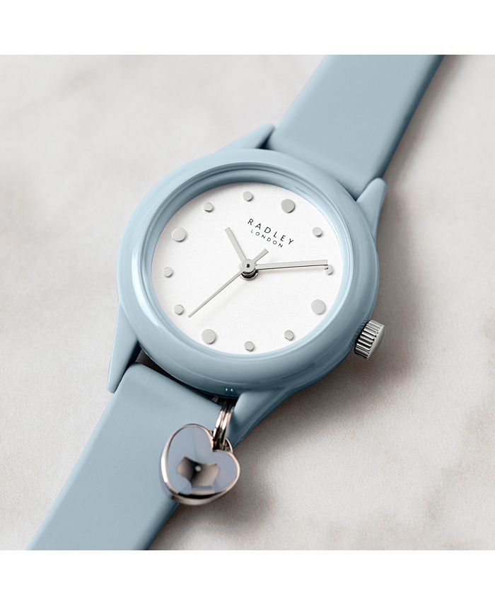 Radley London Women s Blue Silicone Strap Watch 27 mm Macy s