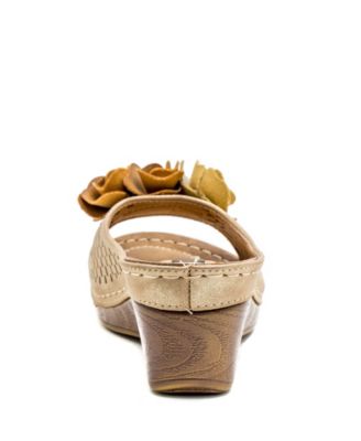 Women's Juliet Floral Wedge Sandals