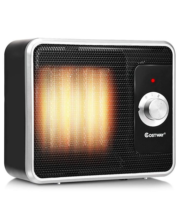 Costway 1200W Portable Electric PTC Space Heater Safety ShutOff Tilt Protection Office Macy's
