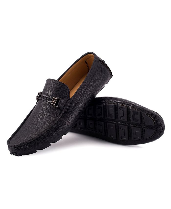 Mio Marino Men's Speckled Leather Casual Loafers - Macy's