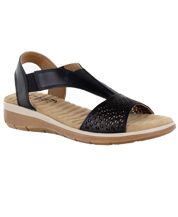 Easy Street Marley Leather Sandals - Macy's