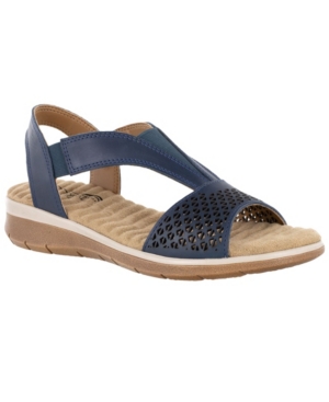 image of Easy Street Marley Leather Sandals Women-s Shoes