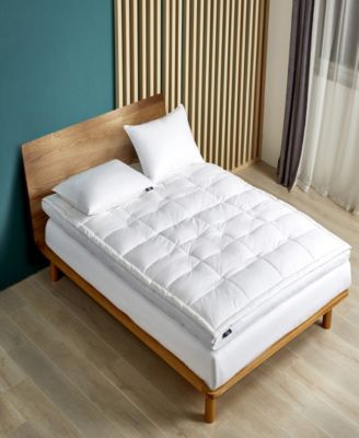 Serta - 2" Feather And Down Fiber Top Featherbed, King