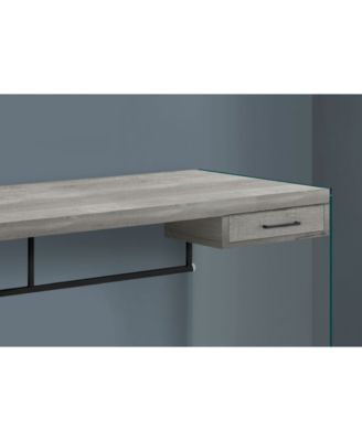 Computer Desk - 48" L Glass Panels