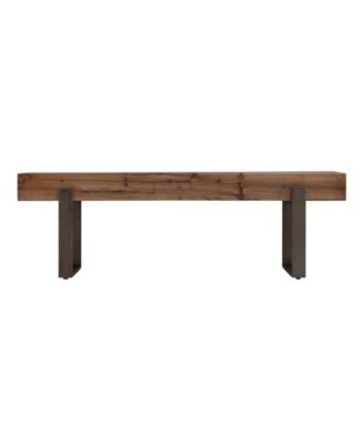 Maeve Rustic Industrial Bench