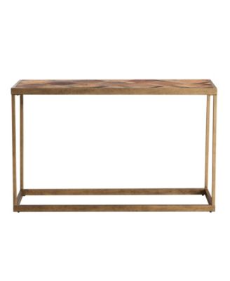 Courtland Wood Patchwork Console Table