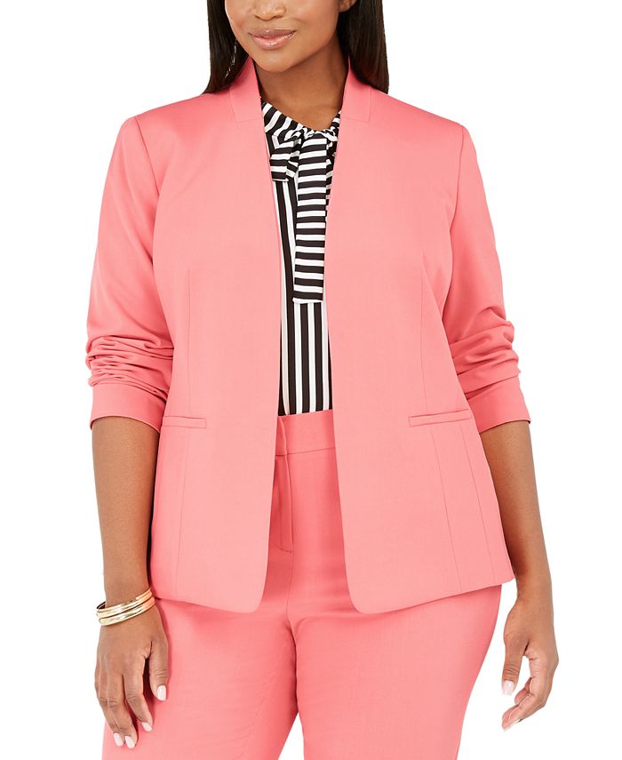 Bar III Trendy Size Bi-Stretch Open-Front Blazer, Created for Macy's & Reviews - Jackets & Blazers - Women Macy's