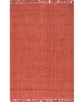 Photo 1 of Nuloom Chunky Loop Jute Terra 7 ft. 6 in. x 9 ft. 6 in. Area Rug