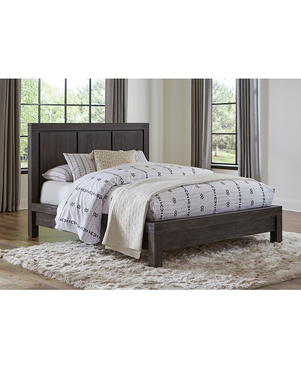 Furniture Avondale Graphite Queen Bed & Reviews Furniture Macy's