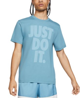 nike just do it t shirt blue