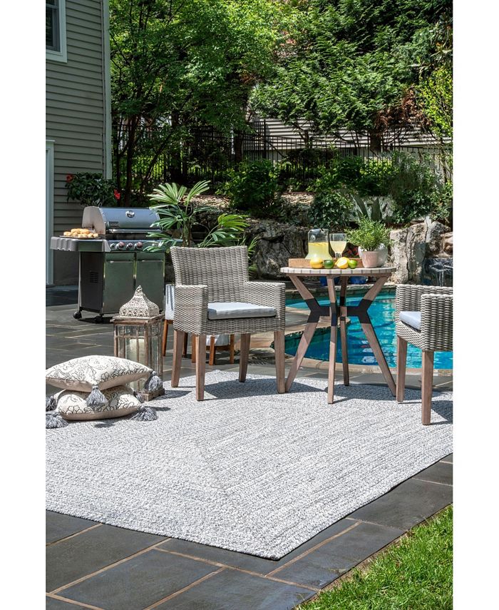 nuLoom Festival Braided Lefebvre Multi 4' x 6' Area Rug Macy's