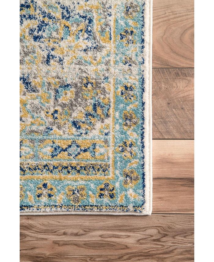 nuLoom Bodrum VintageInspired Medallion Leola 8' x 10' Area Rug Macy's