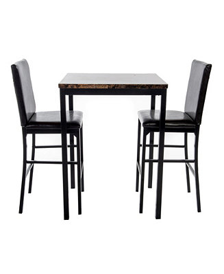 Home Source Ellie Counter Height Bistro Set, 3 Piece - Macy's