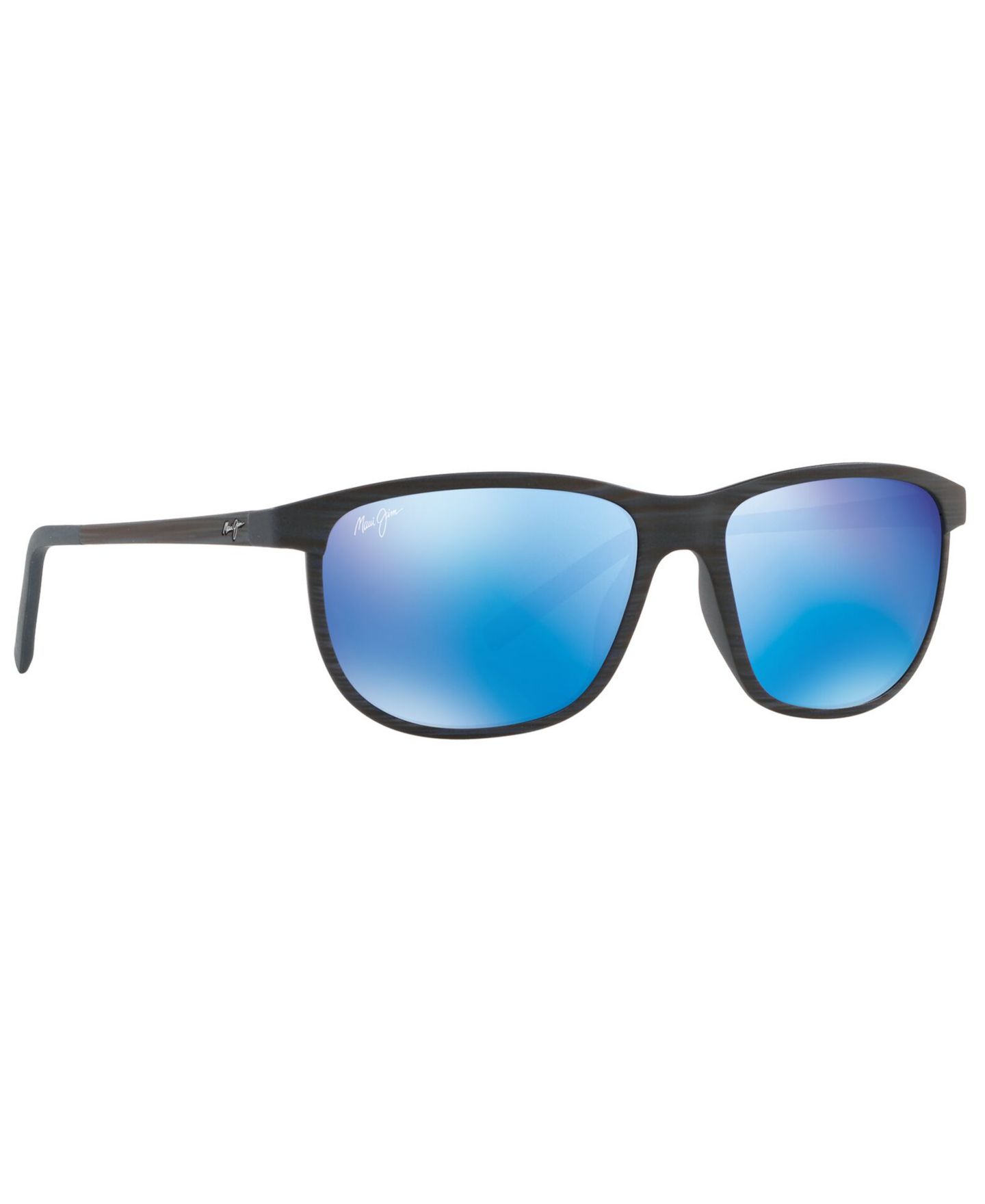 Солнцезащитные очки Maui Jim Unisex Dragon's Teeth Polarized Sunglasses, MJ000608, цвет: Синий тёмный / Синий — фото 3