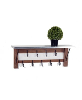 Millwork Double Row Hook Shelf