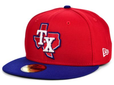 New Era Texas Rangers Black and White Fashion 59FIFTY Cap - Macy's