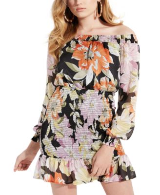 guess floral dress macys