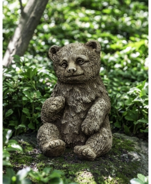 Shop Campania International Bear Cub Statuary In Gray