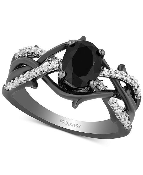 Enchanted Disney Fine Jewelry Enchanted Disney Villains Onyx & Diamond