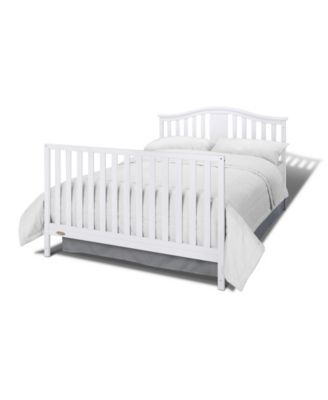 Solano 4-in-1 Convertible Crib with Drawer - White