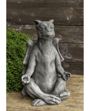 Campania International Zen Dragon Statuary In Medium Gray