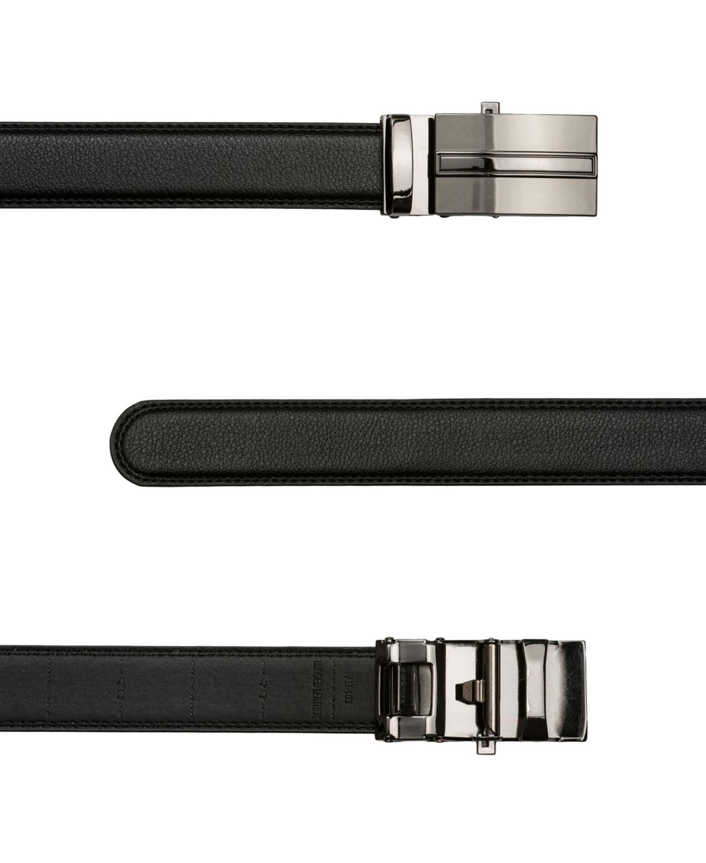 Мужской ремень CHAMPS Automatic and Adjustable Belt, цвет: Чёрный — фото 4