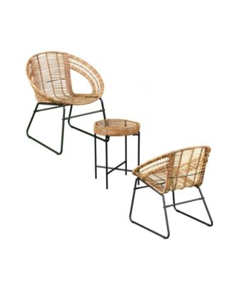 Marley Indoor or Outdoor 3 Piece Bistro Set