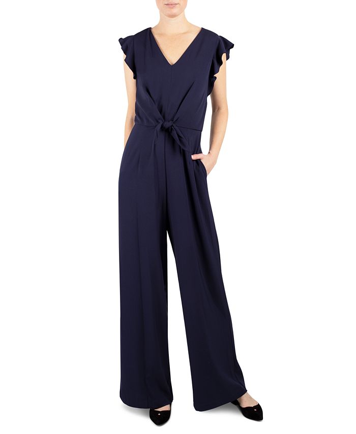julia jordan FlutterSleeve Jumpsuit Macy's