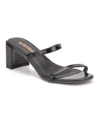 Olivia Miller Women's Out On The Town Block Sandals - Macy's