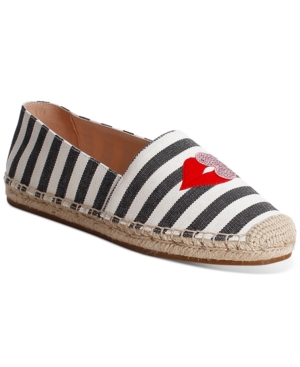 image of Kate Spade New York Women-s Gimlet Heart Lips Espadrille Flats