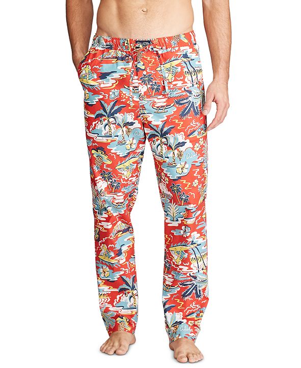 Polo Ralph Lauren Men's Tropical-Print Pajama Pants & Reviews - Pajamas ...