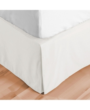 Shop Bare Home Double Brushed Bed Skirt, Twin In Ivory