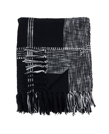 Saro Lifestyle Cotton Plaid Throw Blanket & Reviews - Blankets & Throws ...