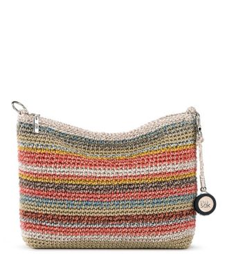 the sak casual classic crochet mini bag