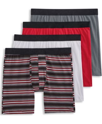 Jockey - Men's 4-Pk. Flex 365 Stretch Boxer Briefs