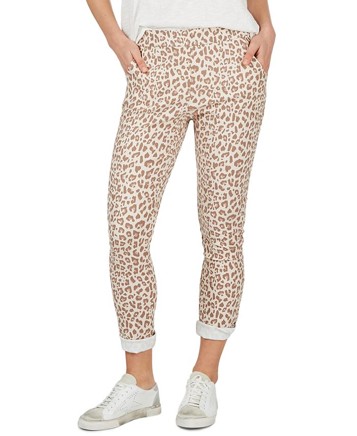 animal print jogger set